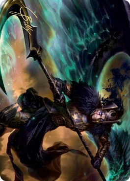 Image for Vengeful Reaper Art Card (Gold-Stamped Signature) (Art Series: Kaldheim) (29) - Magic: The Gathering