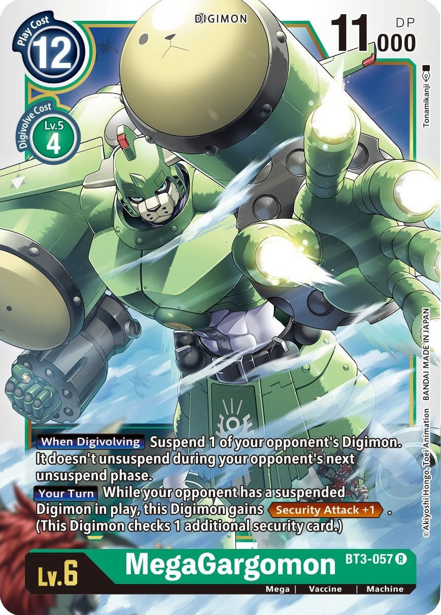 Image for MegaGargomon (BT01-03B) (BT3-057 R) - Digimon Card Game
