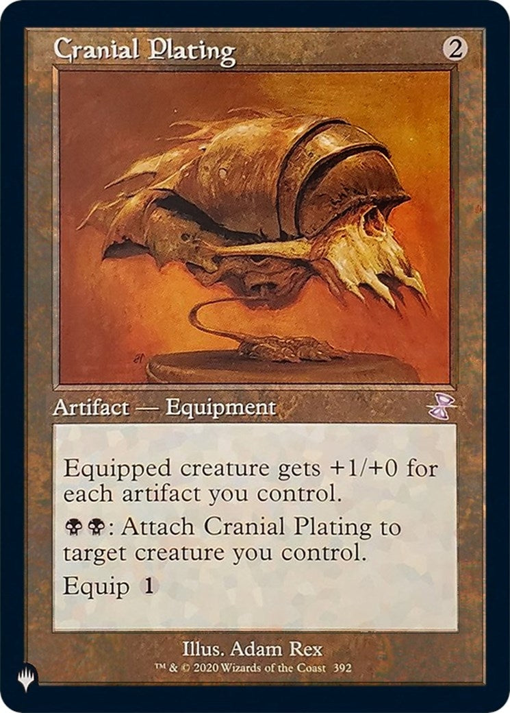 Image for Cranial Plating (The List Reprints) (392/289) - Magic: The Gathering