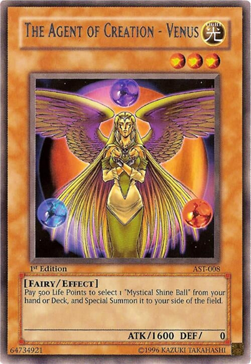 Image for The Agent of Creation - Venus (Ancient Sanctuary) (AST-008) - YuGiOh
