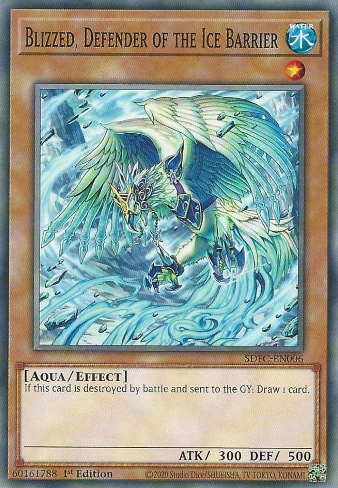 Image for Blizzed, Defender of the Ice Barrier (Structure Deck: Freezing Chains) (SDFC-EN006) - YuGiOh