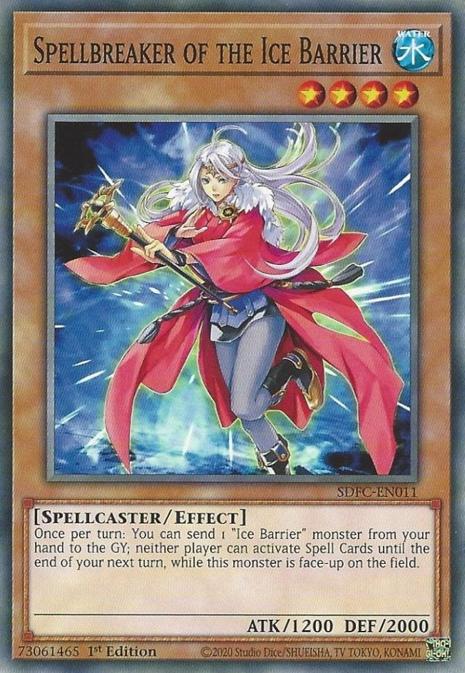 Image for Spellbreaker of the Ice Barrier (Structure Deck: Freezing Chains) (SDFC-EN011) - YuGiOh