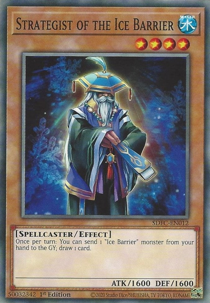 Image for Strategist of the Ice Barrier (Structure Deck: Freezing Chains) (SDFC-EN012) - YuGiOh