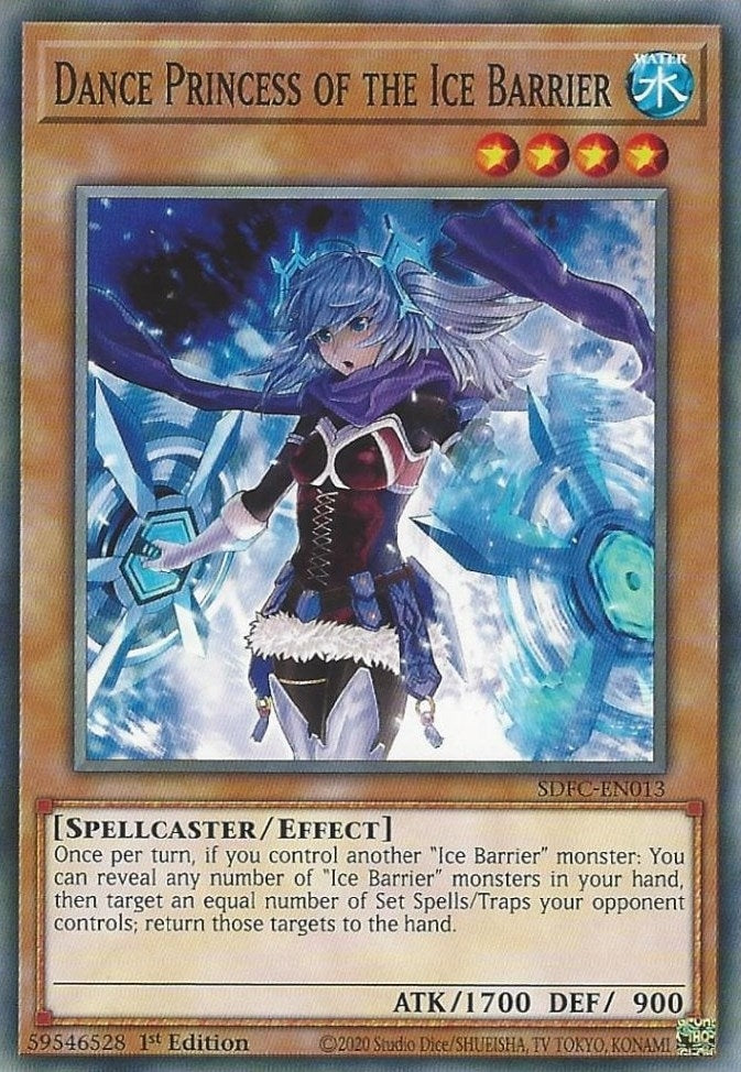Image for Dance Princess of the Ice Barrier (Structure Deck: Freezing Chains) (SDFC-EN013) - YuGiOh