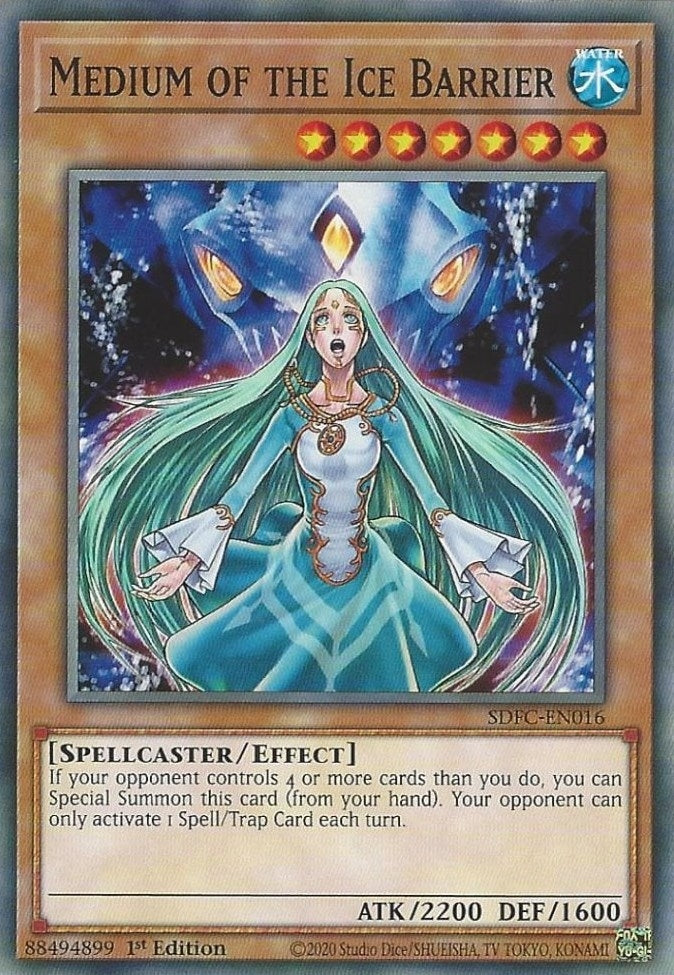 Image for Medium of the Ice Barrier (Structure Deck: Freezing Chains) (SDFC-EN016) - YuGiOh