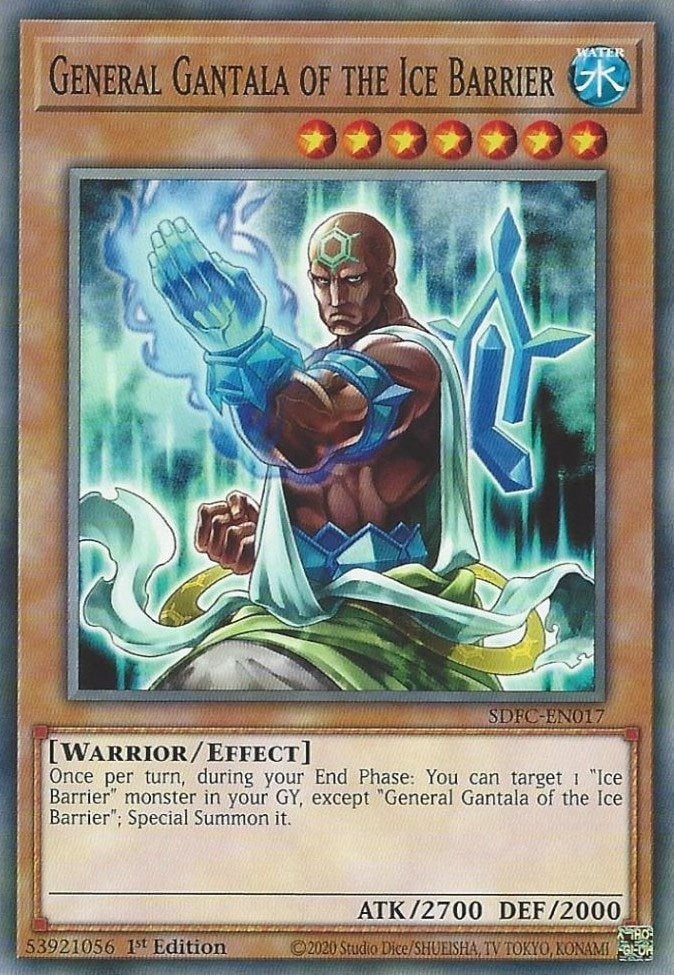 Image for General Gantala of the Ice Barrier (Structure Deck: Freezing Chains) (SDFC-EN017) - YuGiOh