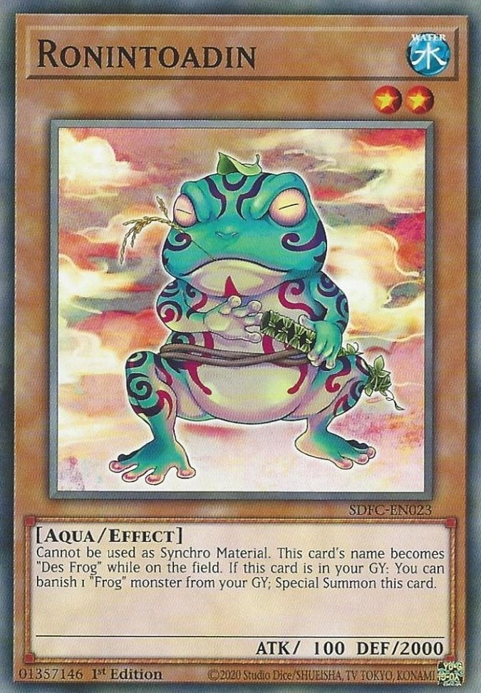 Image for Ronintoadin (Structure Deck: Freezing Chains) (SDFC-EN023) - YuGiOh