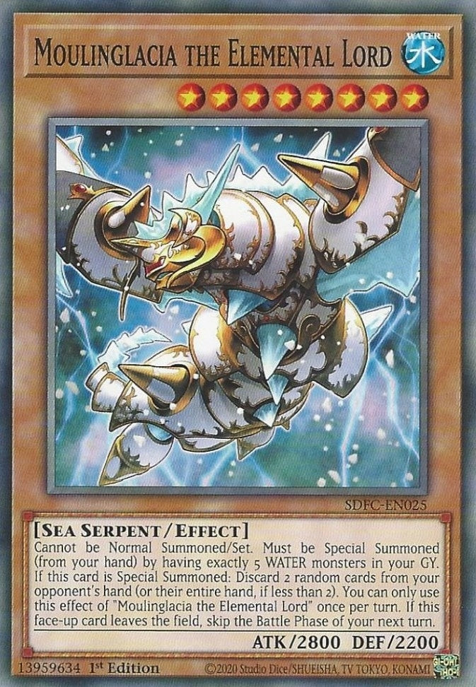 Image for Moulinglacia the Elemental Lord (Structure Deck: Freezing Chains) (SDFC-EN025) - YuGiOh
