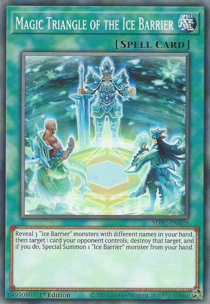 Image for Magic Triangle of the Ice Barrier (Structure Deck: Freezing Chains) (SDFC-EN029) - YuGiOh