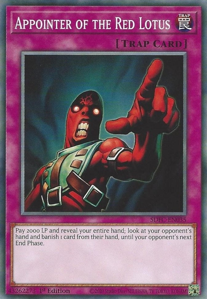 Image for Appointer of the Red Lotus (Structure Deck: Freezing Chains) (SDFC-EN035) - YuGiOh
