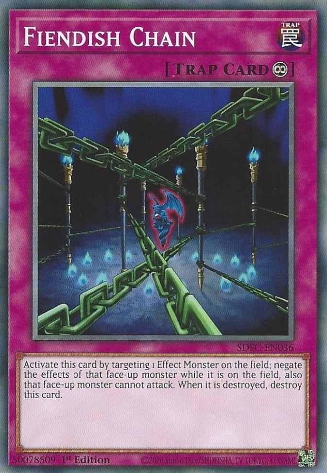 Image for Fiendish Chain (Structure Deck: Freezing Chains) (SDFC-EN036) - YuGiOh