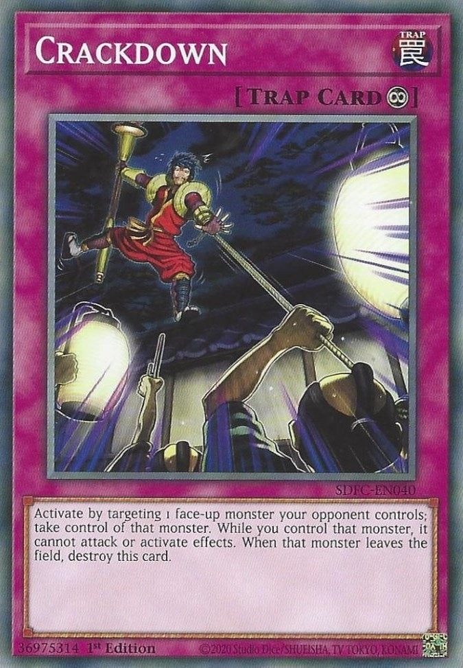 Image for Crackdown (Structure Deck: Freezing Chains) (SDFC-EN040) - YuGiOh
