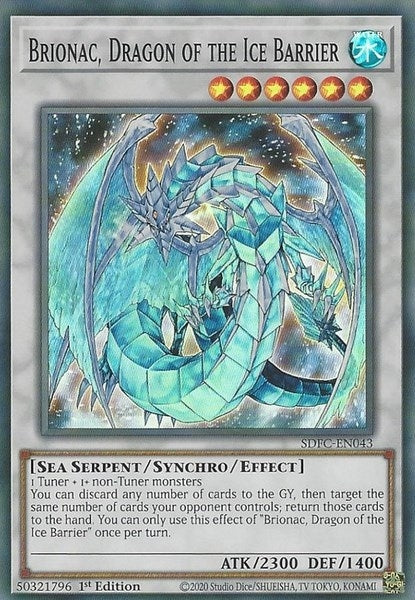 Image for Brionac, Dragon of the Ice Barrier (Structure Deck: Freezing Chains) (SDFC-EN043) - YuGiOh