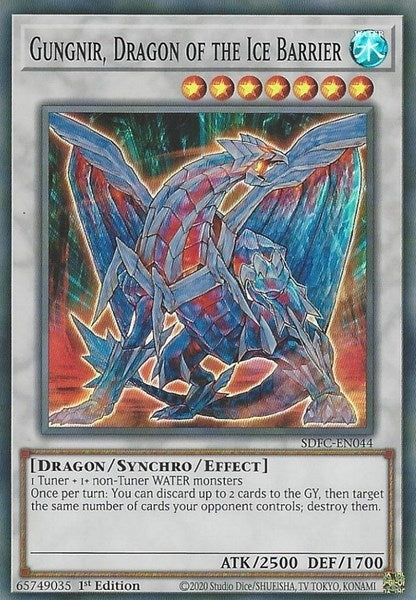 Image for Gungnir, Dragon of the Ice Barrier (Structure Deck: Freezing Chains) (SDFC-EN044) - YuGiOh