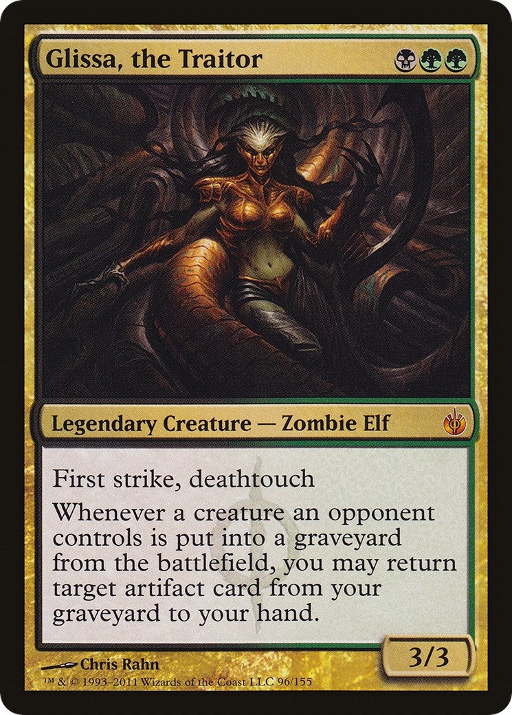 Image for Glissa, the Traitor (Mirrodin Besieged) (Oversize Cards) (96) - Magic: The Gathering