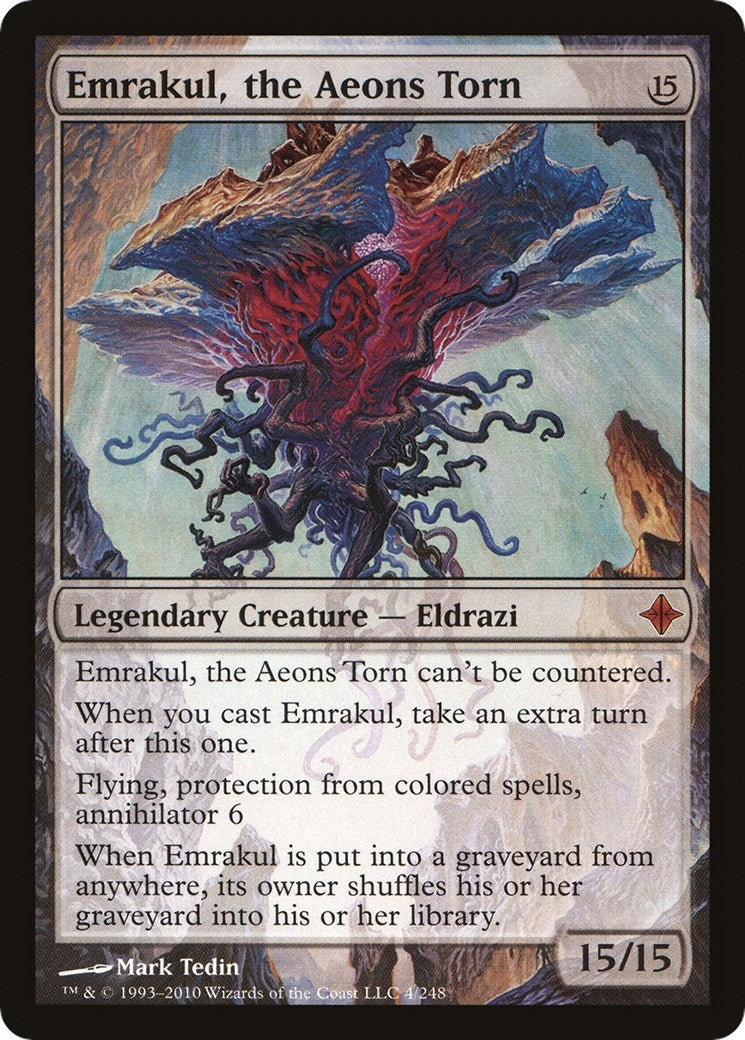 Image for Emrakul, the Aeons Torn (Rise of the Eldrazi) (Oversize Cards) (4) - Magic: The Gathering