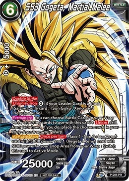 Image for SS3 Gogeta, Martial Melee (Unison Warrior Series Tournament Pack Vol.3) (Winner Stamped) (Tournament Promotion Cards) (P-286) - Dragon Ball Super: Masters