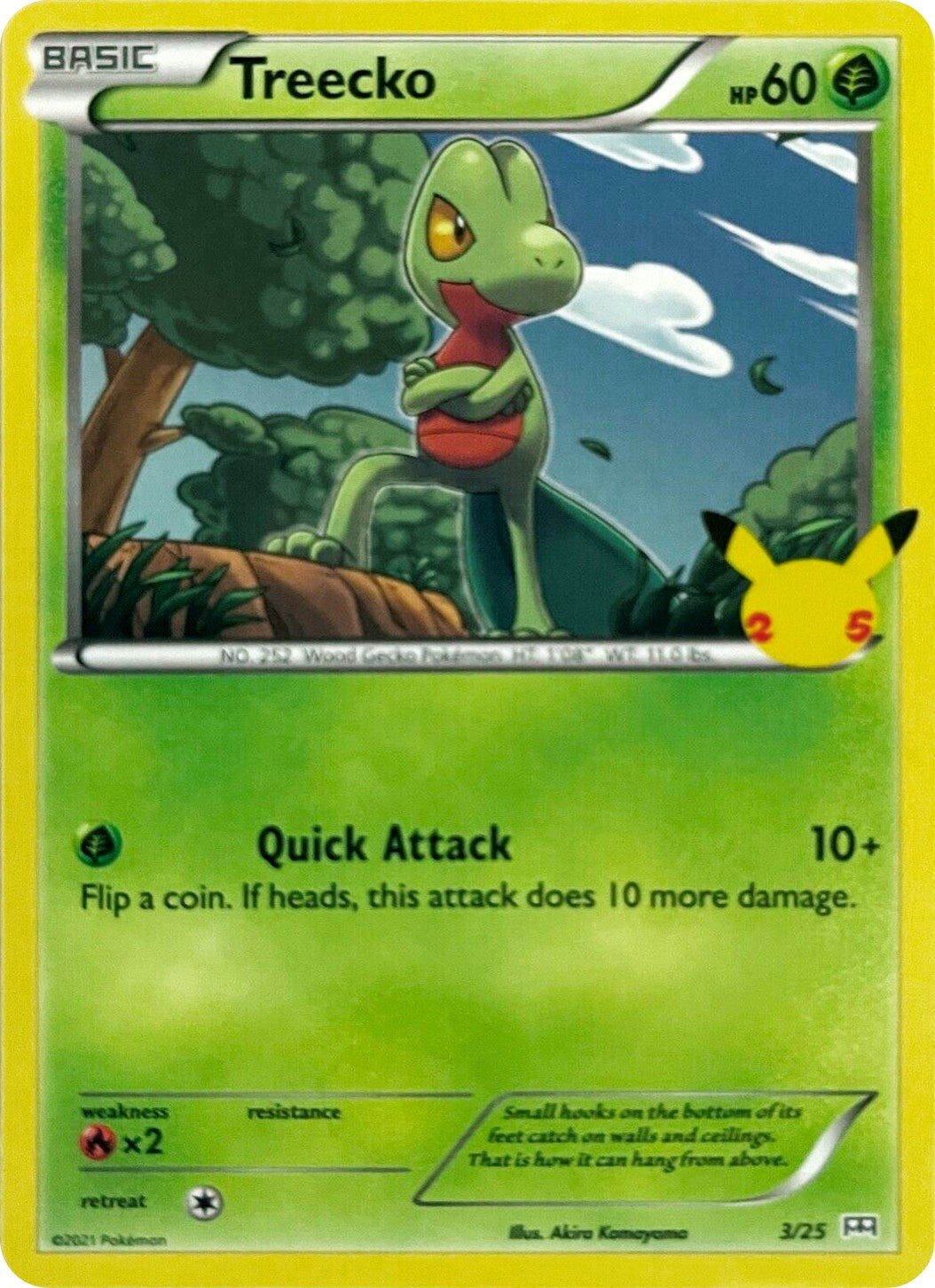 Image for Treecko (McDonald's 25th Anniversary Promos) (003/025) - Pokemon