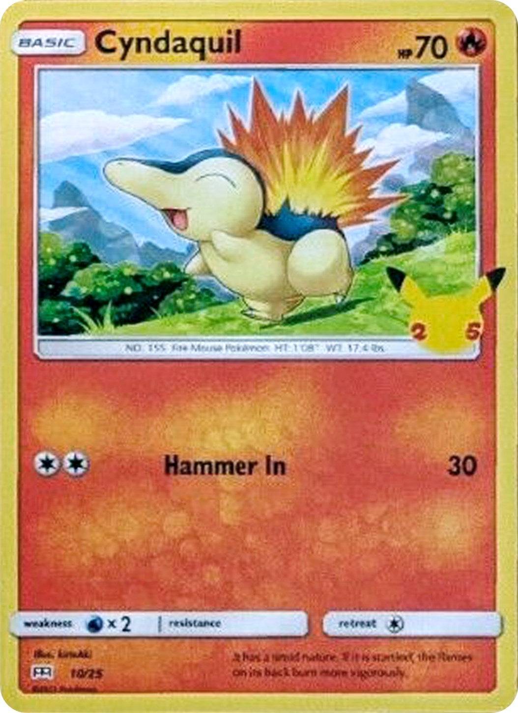 Image for Cyndaquil (McDonald's 25th Anniversary Promos) (010/025) - Pokemon