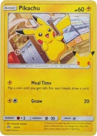 Image for Pikachu (McDonald's 25th Anniversary Promos) (025/025) - Pokemon