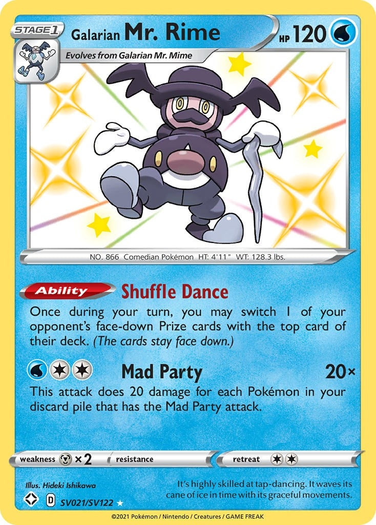 Image for Galarian Mr. Rime (Shining Fates: Shiny Vault) (SV021/SV122) - Pokemon