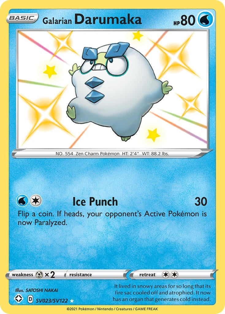 Image for Galarian Darumaka (Shining Fates: Shiny Vault) (SV023/SV122) - Pokemon