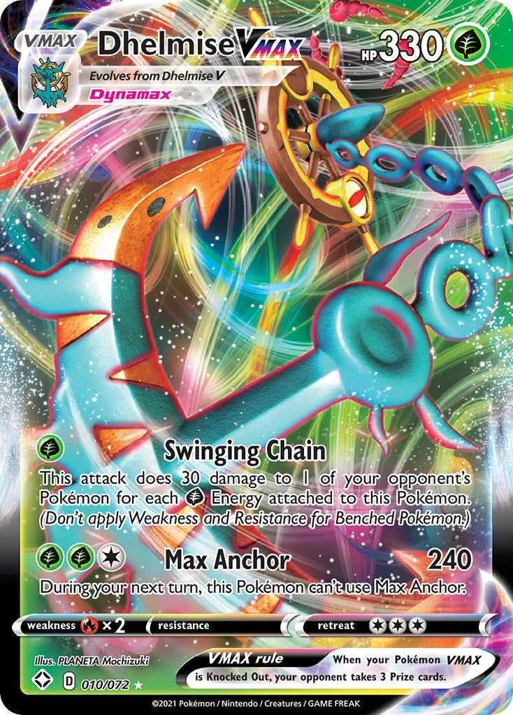 Image for Dhelmise VMAX (Shining Fates) (010/072) - Pokemon