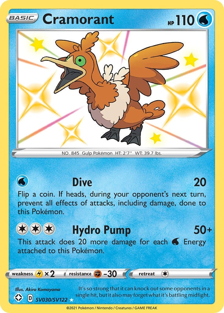 Image for Cramorant (Shining Fates: Shiny Vault) (SV030/SV122) - Pokemon
