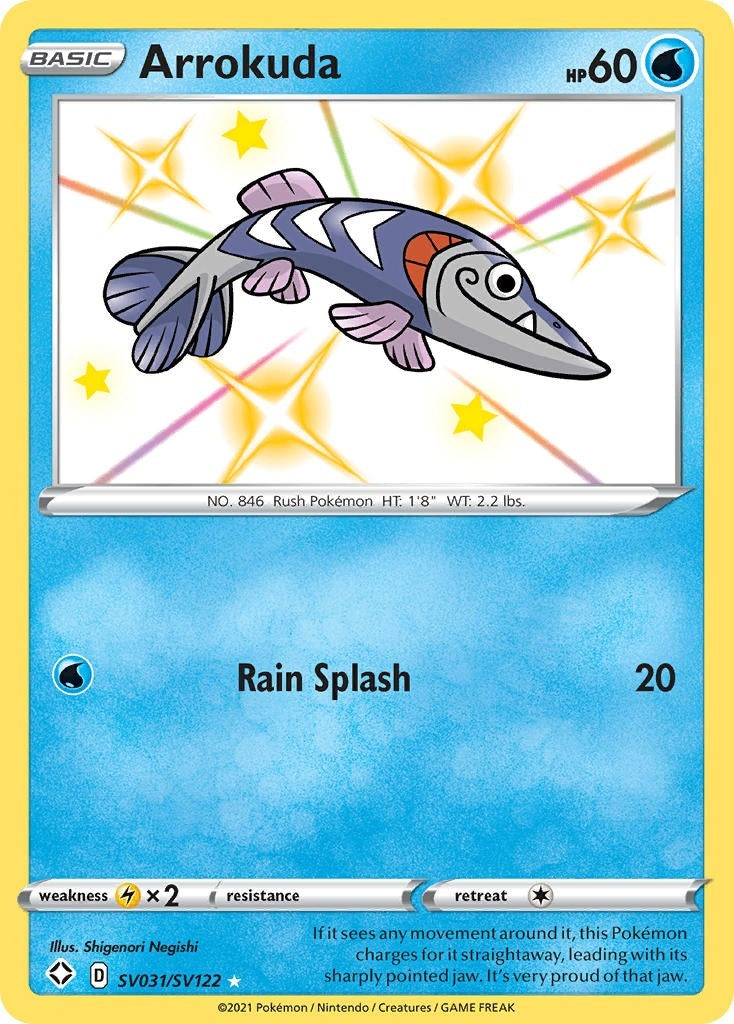 Image for Arrokuda (Shining Fates: Shiny Vault) (SV031/SV122) - Pokemon