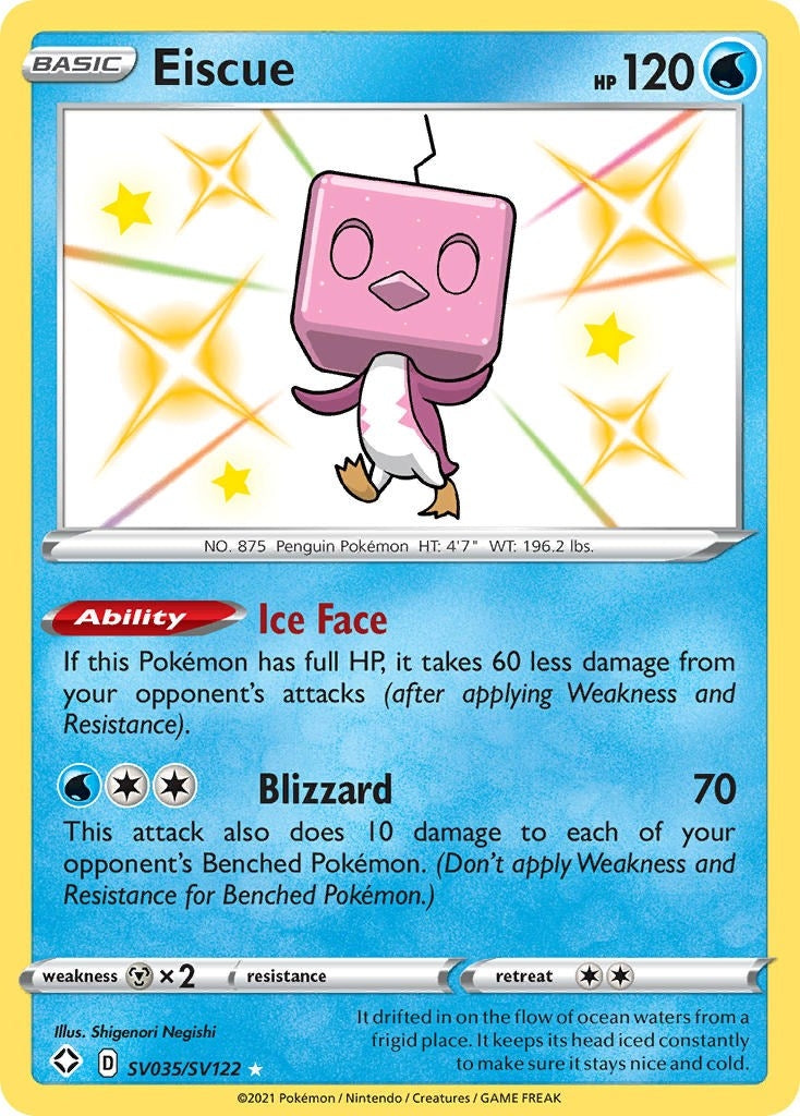 Image for Eiscue (Shining Fates: Shiny Vault) (SV035/SV122) - Pokemon