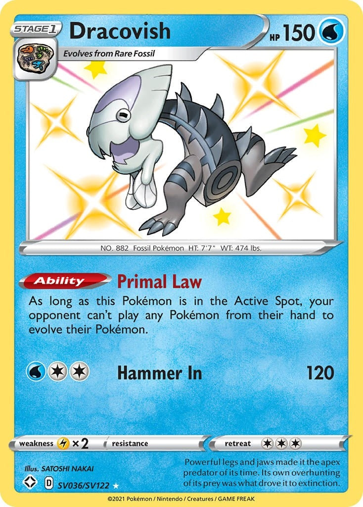 Image for Dracovish (Shining Fates: Shiny Vault) (SV036/SV122) - Pokemon