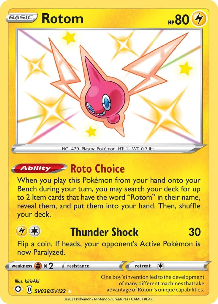Image for Rotom (Shining Fates: Shiny Vault) (SV038/SV122) - Pokemon