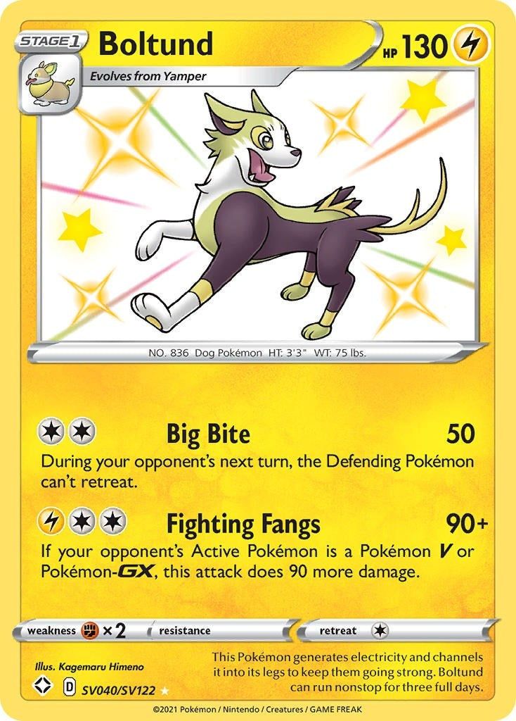 Image for Boltund (Shining Fates: Shiny Vault) (SV040/SV122) - Pokemon