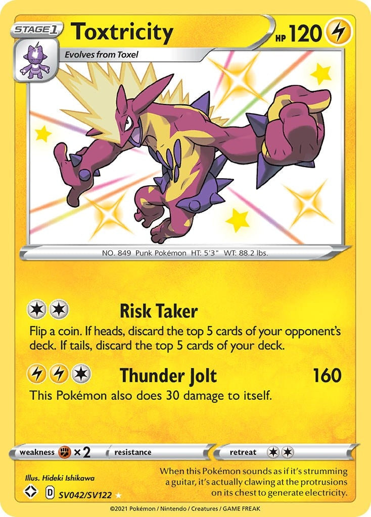 Image for Toxtricity (Shining Fates: Shiny Vault) (SV042/SV122) - Pokemon