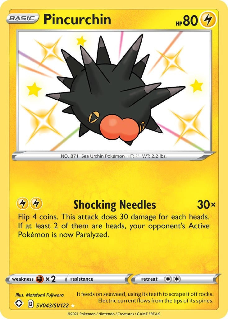 Image for Pincurchin (Shining Fates: Shiny Vault) (SV043/SV122) - Pokemon