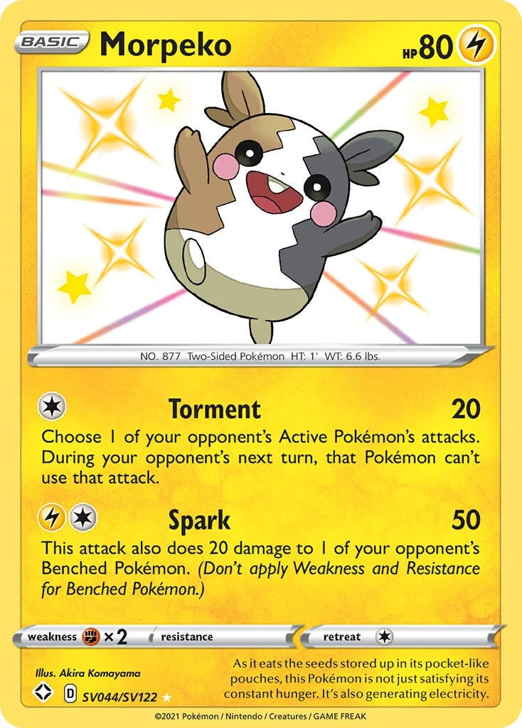 Image for Morpeko (Shining Fates: Shiny Vault) (SV044/SV122) - Pokemon