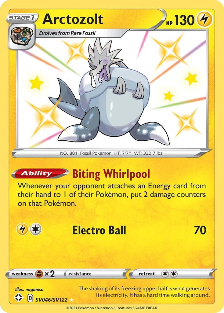 Image for Arctozolt (Shining Fates: Shiny Vault) (SV046/SV122) - Pokemon