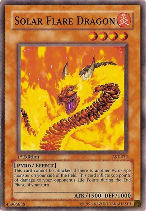 Image for Solar Flare Dragon (Ancient Sanctuary) (AST-032) - YuGiOh