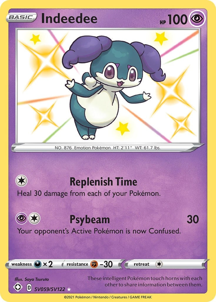 Image for Indeedee (Shining Fates: Shiny Vault) (SV059/SV122) - Pokemon