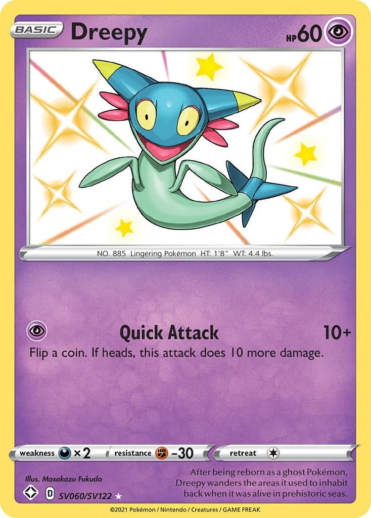 Image for Dreepy (Shining Fates: Shiny Vault) (SV060/SV122) - Pokemon