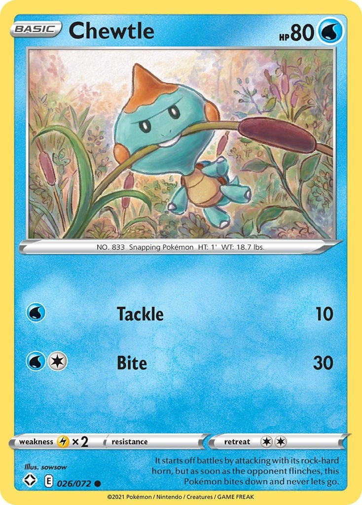 Image for Chewtle (Shining Fates) (026/072) - Pokemon