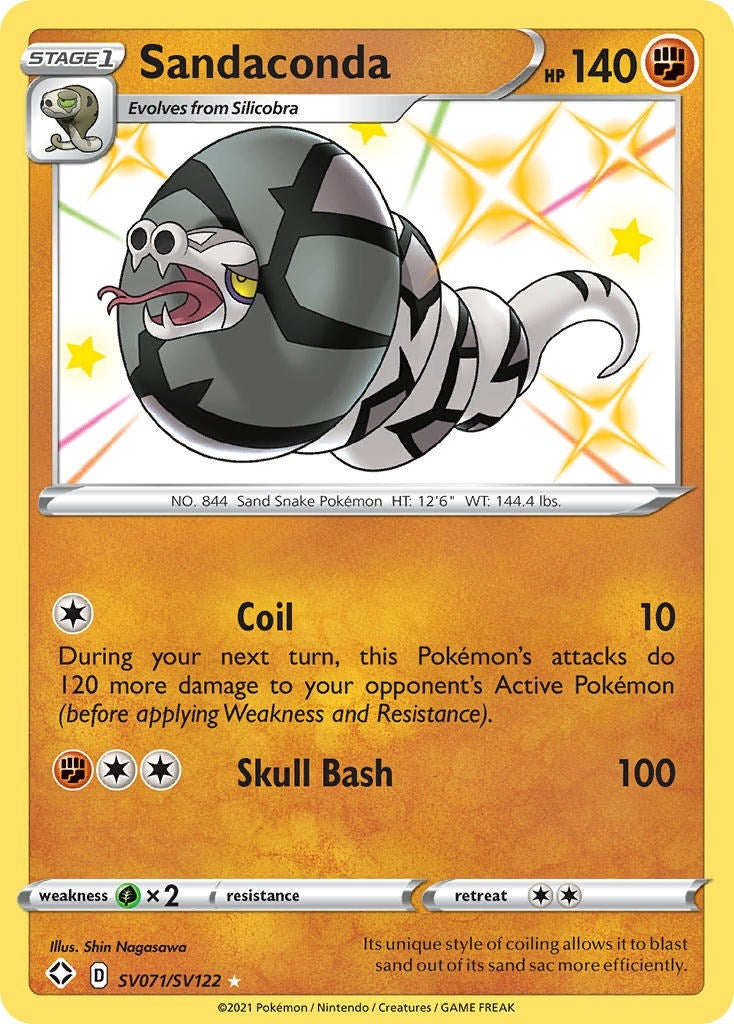 Image for Sandaconda (Shining Fates: Shiny Vault) (SV071/SV122) - Pokemon
