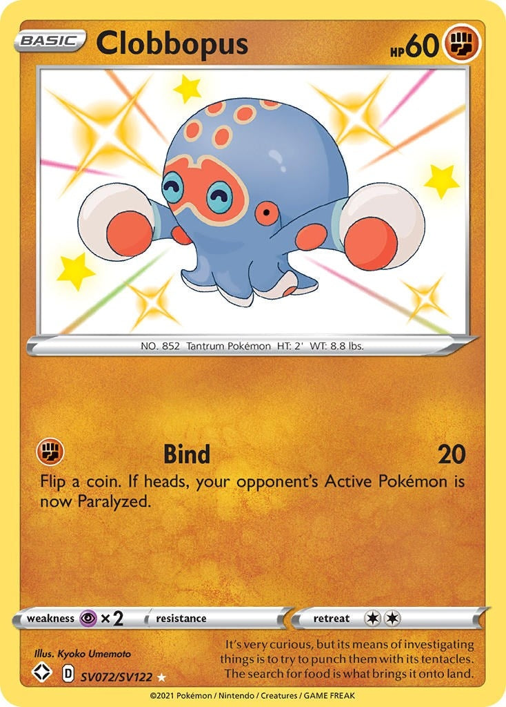 Image for Clobbopus (Shining Fates: Shiny Vault) (SV072/SV122) - Pokemon