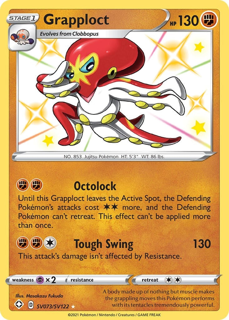Image for Grapploct (Shining Fates: Shiny Vault) (SV073/SV122) - Pokemon