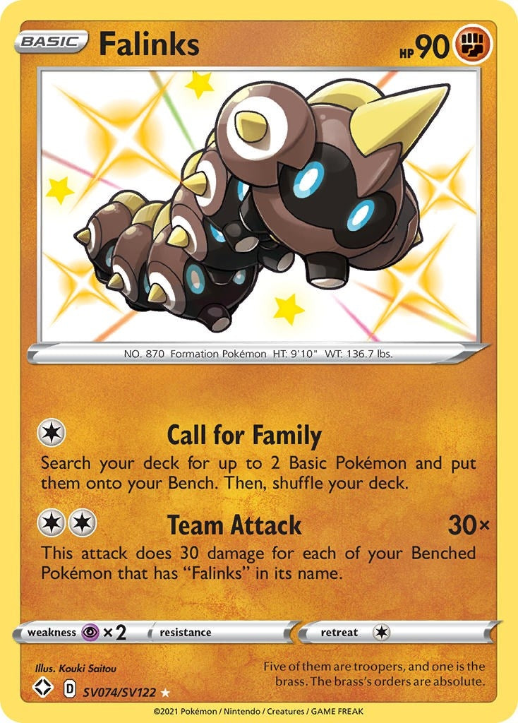 Image for Falinks (Shining Fates: Shiny Vault) (SV074/SV122) - Pokemon