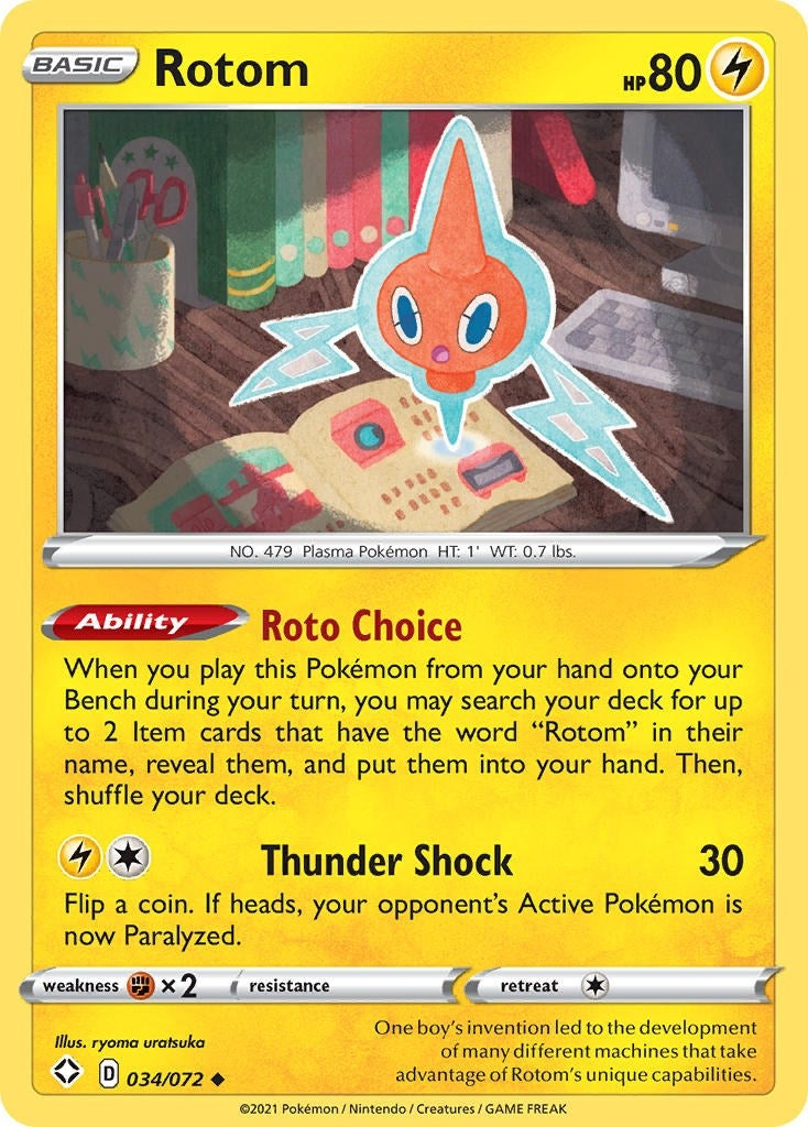 Image for Rotom (Shining Fates) (034/072) - Pokemon
