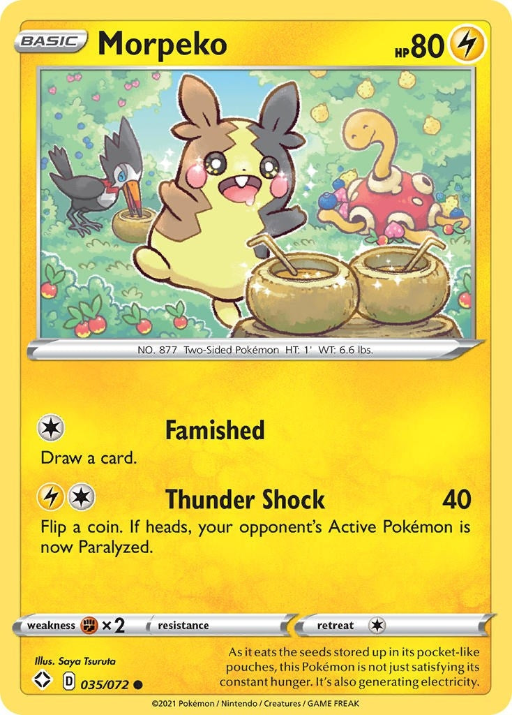 Image for Morpeko (035) (Shining Fates) (035/072) - Pokemon
