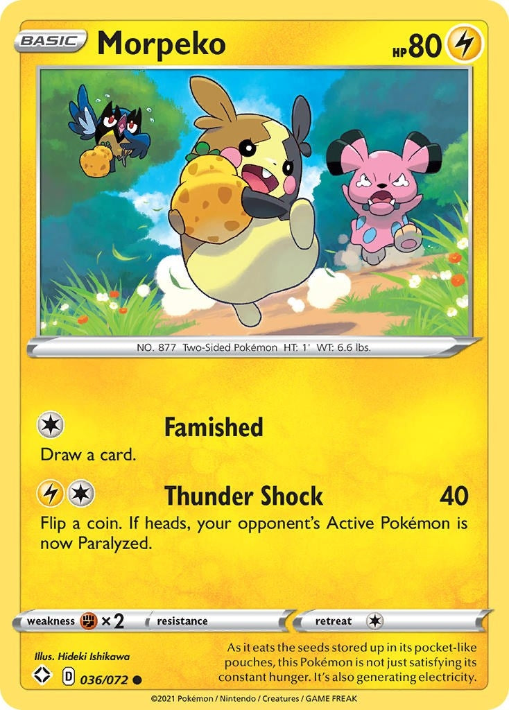 Image for Morpeko (036) (Shining Fates) (036/072) - Pokemon