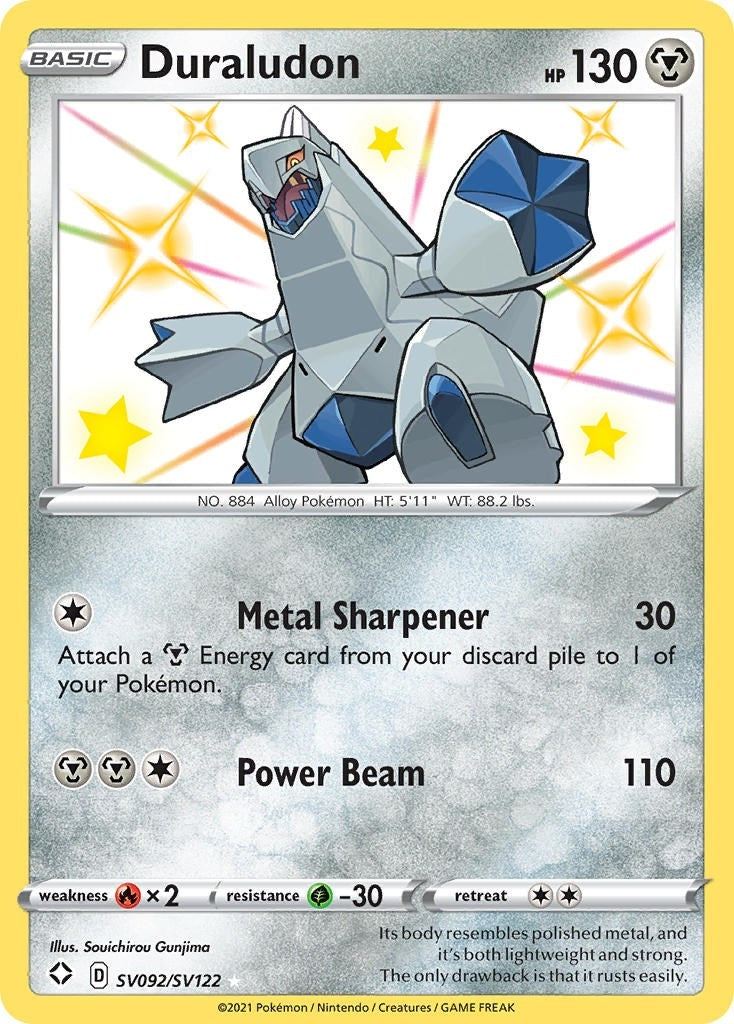 Image for Duraludon (Shining Fates: Shiny Vault) (SV092/SV122) - Pokemon