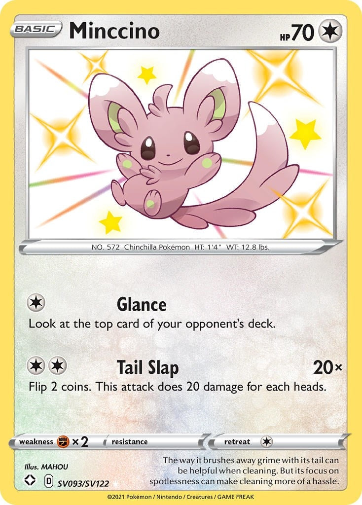 Image for Minccino (Shining Fates: Shiny Vault) (SV093/SV122) - Pokemon